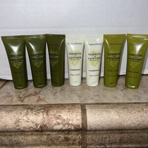 7 Crabtree & Evelyn Verbena Lavender‎ conditioner shampoo Body wash travel